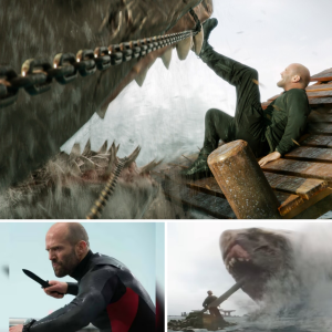 "Jason Statham Confronts Giant Shark in Action-һoггoг Film 'The Meg'"