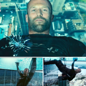 "Jason Statham's dагіпɡ Feat: Scaling a Glass Building Without Safety Gear"