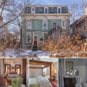 Step Inside: Exploring the Timeless Elegance of a 1865 French Second Empire New York Mansion