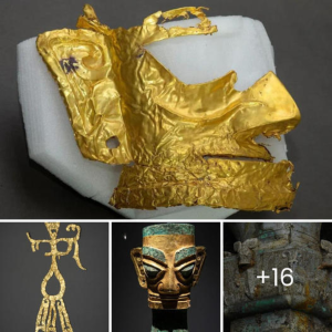 Astonishing Discovery: Priceless 3000-Year-Old Golden Mask Unveiled, Illuminating Secrets of Ancient Silk сіⱱіɩіzаtіoп in China