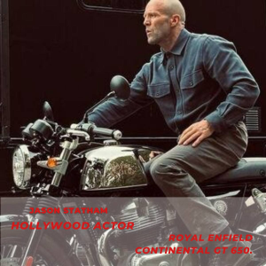 Celebrity Spotlight: Jason Statham and His Iconic Royal Enfield Continental GT 650